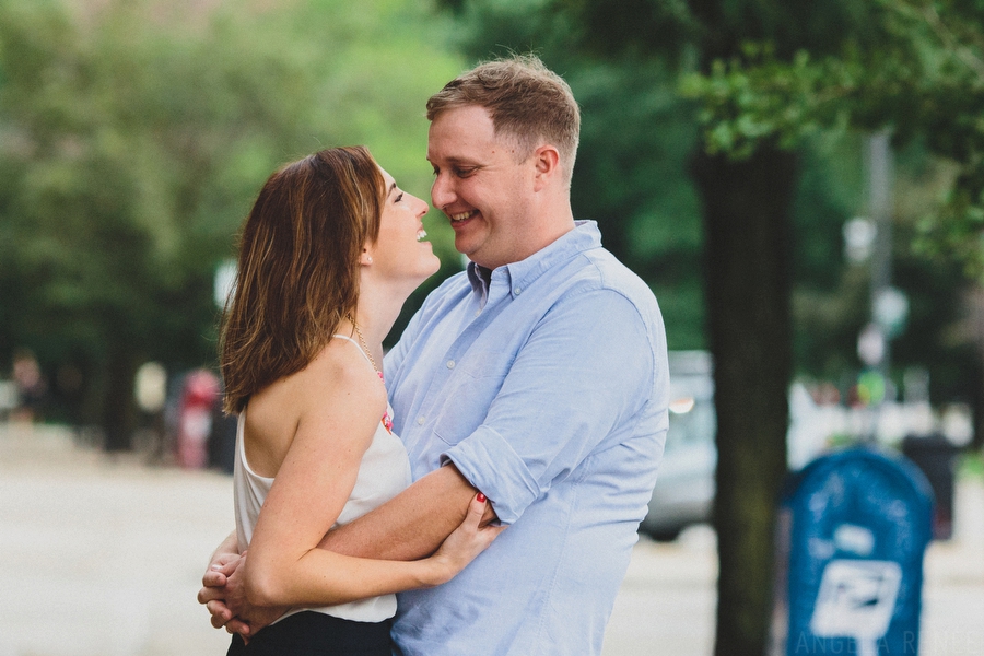 candid engagement session photos