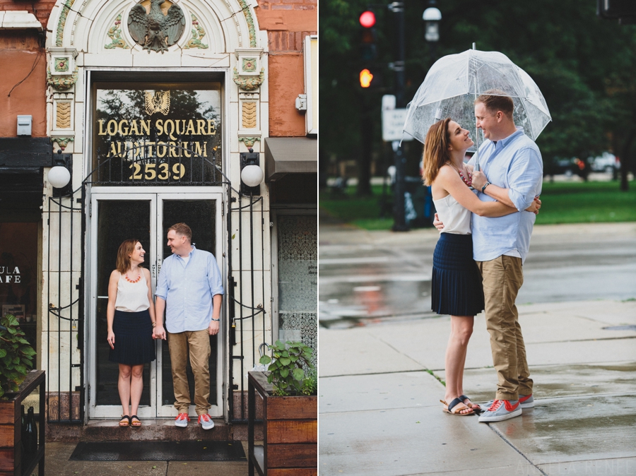 Logan Square Engagement Session