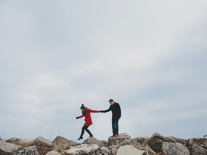 Winter Engagement Session | Kristin & Gavin