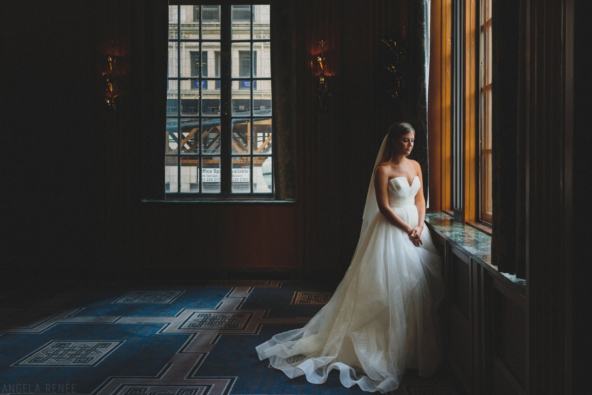 kimpton hotel allegro bride portrait