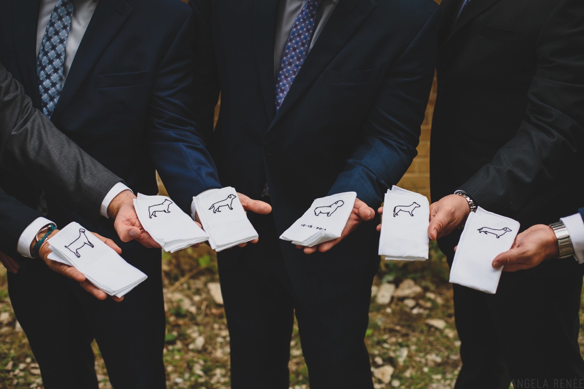 personalized groomsmen handkerchiefs