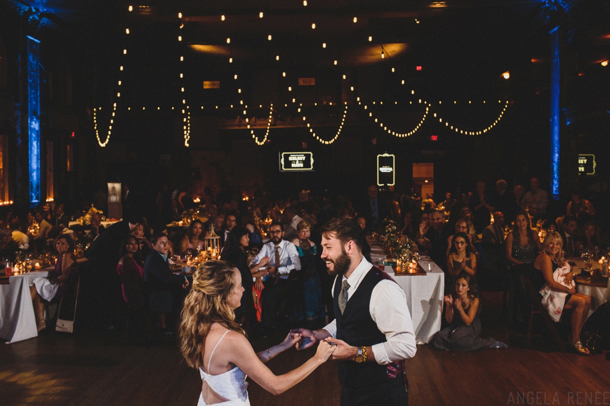 turner hall ballroom wedding first dance