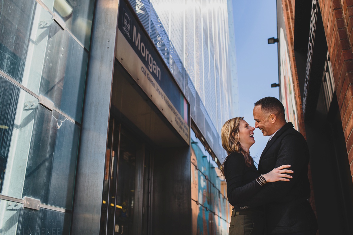 chicago engagement shoot