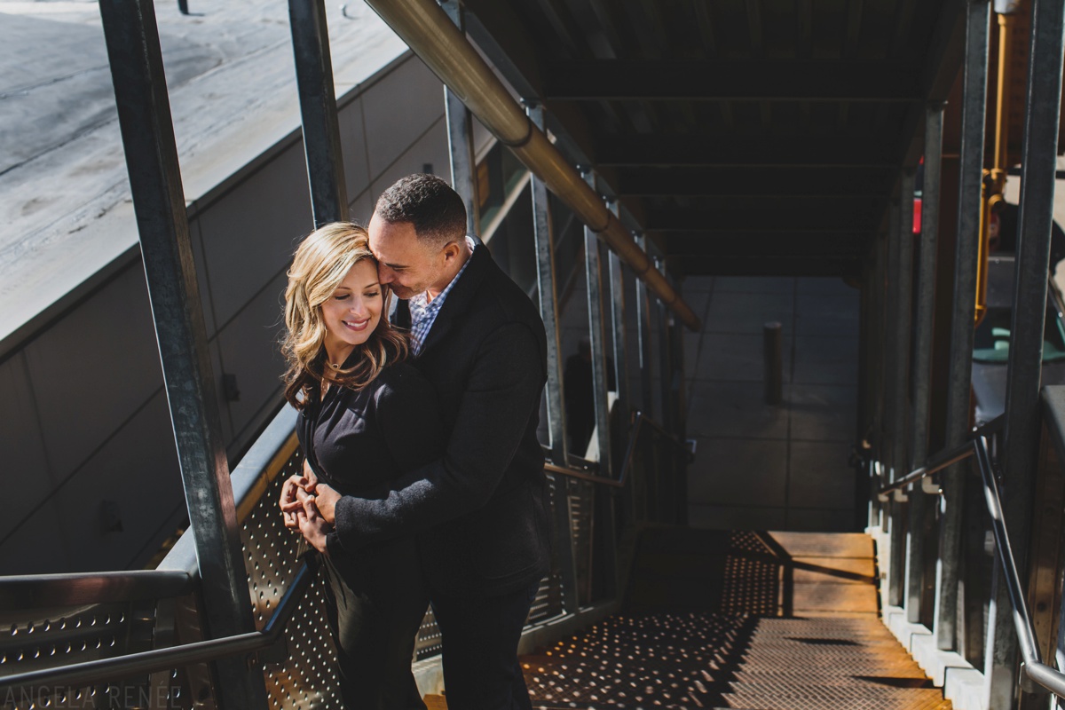 west loop engagement session